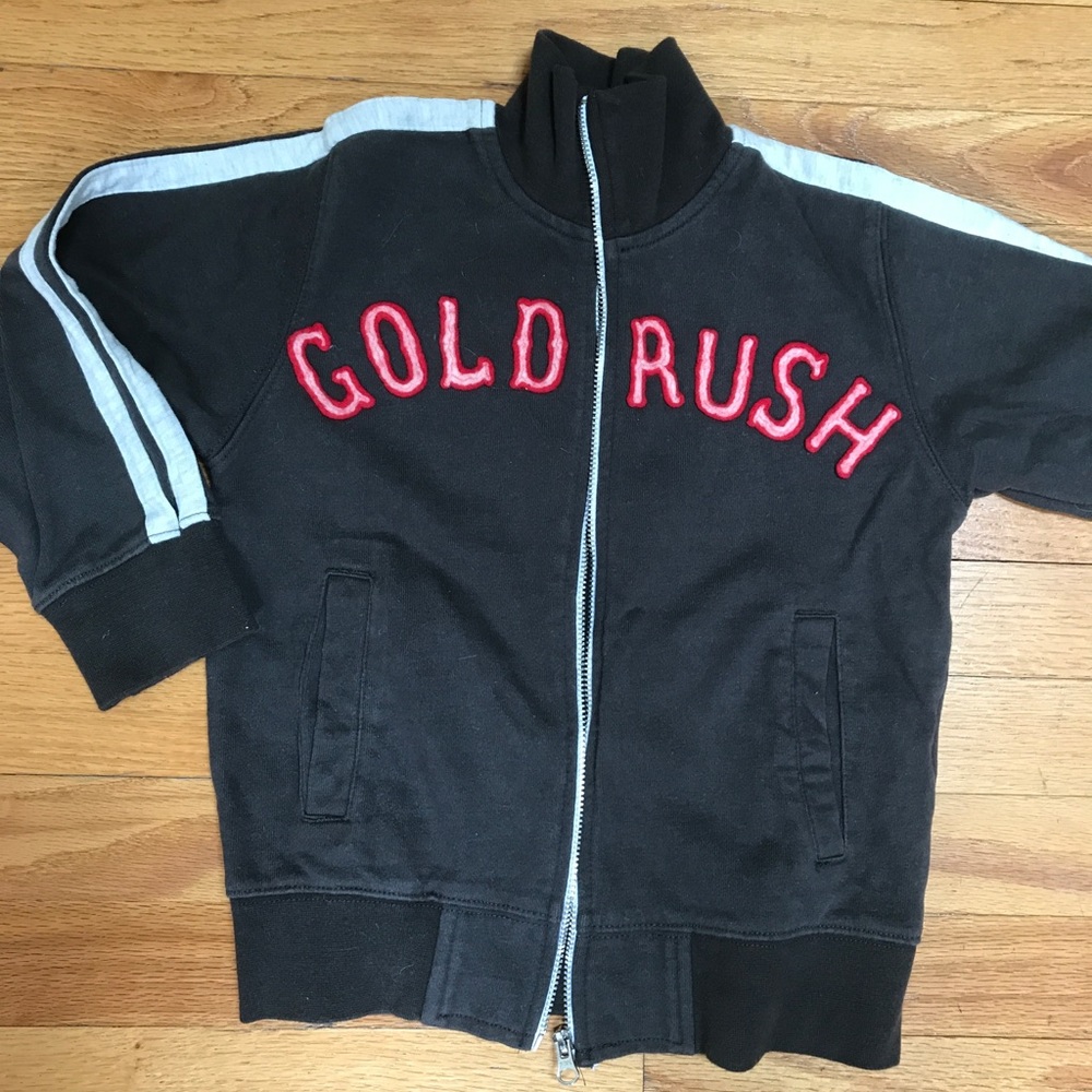Good Rush warmup jacket, olive green , sz 5T, NWT